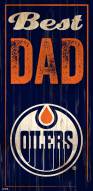 Edmonton Oilers Best Dad Sign