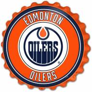 Edmonton Oilers Bottle Cap Wall Sign