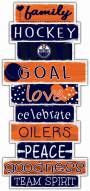 Edmonton Oilers Celebrations Stack Sign