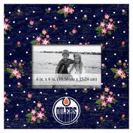 Edmonton Oilers Floral 10" x 10" Picture Frame