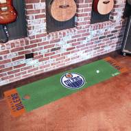 Edmonton Oilers Golf Putting Green Mat