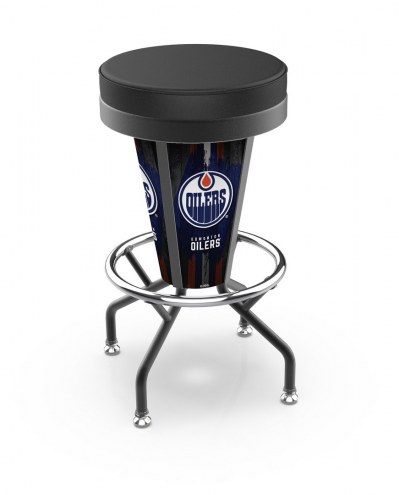 Edmonton Oilers Indoor Lighted Bar Stool