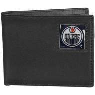 Edmonton Oilers Leather Bi-fold Wallet