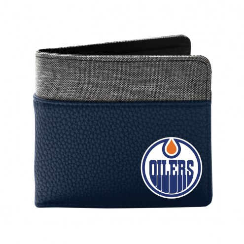 Edmonton Oilers Pebble Bi-Fold Wallet