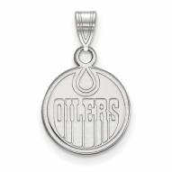 Edmonton Oilers Sterling Silver Small Pendant