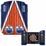 Edmonton Oilers Dartboard Cabinet