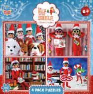 Elf on the Shelf 4-pack 100 Piece Puzzles