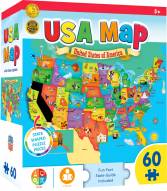 Explorer Kids USA Map 60 Piece Puzzle