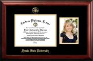 Ferris State Bulldogs Gold Embossed Diploma Frame with Portrait