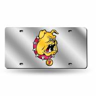 Ferris State Bulldogs Silver Laser License Plate