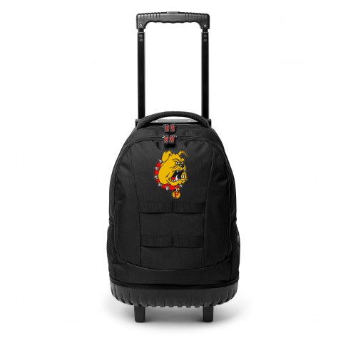 NCAA Ferris State Bulldogs Wheeled Backpack Tool Bag