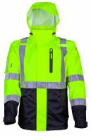 Fieldsheer Mobile Warming Men's Hi-Viz Heated Rain Jacket
