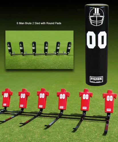 Fisher 6 Man Brute Youth Football Sled