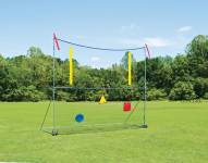 Fisher Portable High School Football Goal Post - Net / Targets / Uprights Set