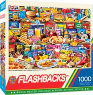 Flashbacks Kids Favorite Foods 1000 Piece Puzzle