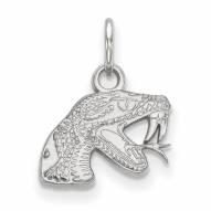 Florida A&M Rattlers 10k White Gold Extra Small Pendant
