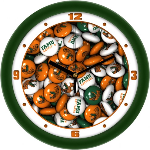 Florida A&M Rattlers Candy Wall Clock