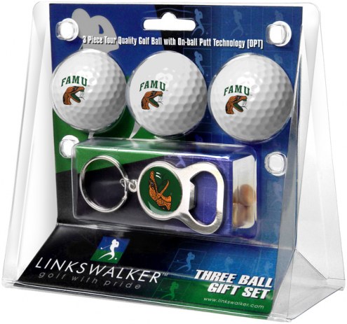 Florida A&M Rattlers Golf Ball Gift Pack with Key Chain