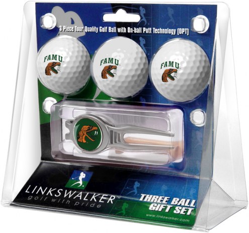Florida A&M Rattlers Golf Ball Gift Pack with Kool Tool