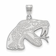 Florida A&M Rattlers Sterling Silver Large Pendant