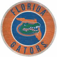 Florida Gators 12" Circle with State Sign
