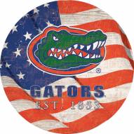 Florida Gators 12" Team Color Flag Circle Sign