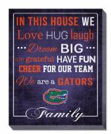 Florida Gators 16" x 20" In This House Canvas Print