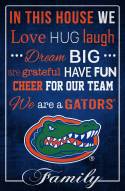 Florida Gators 17" x 26" In This House Sign