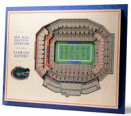 Florida Gators 5-Layer StadiumViews 3D Wall Art