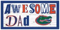 Florida Gators Awesome Dad 6" x 12" Sign