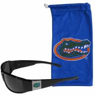 Florida Gators Chrome Wrap Sunglasses & Bag