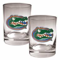Florida Gators College 2-Piece 14 Oz. Rocks Glass Set
