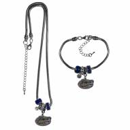 Florida Gators Euro Bead Necklace & Bracelet Set