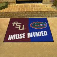 Florida Gators/Florida State Seminoles House Divided Mat