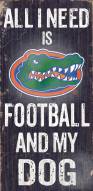 Florida Gators Football & Dog Wood Sign