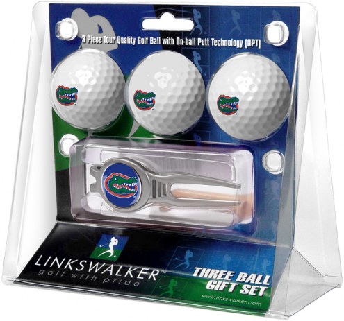 Florida Gators Golf Ball Gift Pack with Kool Tool
