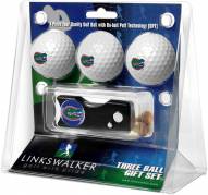 Florida Gators Golf Ball Gift Pack with Spring Action Divot Tool