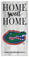 Florida Gators Home Sweet Home Whitewashed 6" x 12" Sign