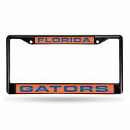 Florida Gators Laser Black License Plate Frame