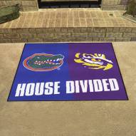 Florida Gators/LSU Tigers House Divided Mat