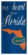Florida Gators My Heart State 6" x 12" Sign