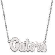 Florida Gators Sterling Silver Large Pendant Necklace