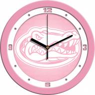 Florida Gators Pink Wall Clock