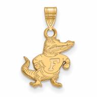 Florida Gators Sterling Silver Gold Plated Small Pendant