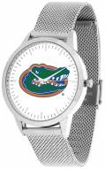 Florida Gators Silver Mesh Statement Watch