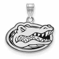 Florida Gators Sterling Silver Small Enamel Pendant