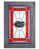Florida Gators Stained Glass with Frame