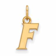 Florida Gators Sterling Silver Gold Plated Extra Small Pendant