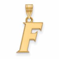 Florida Gators Sterling Silver Gold Plated Small Pendant