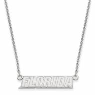 Florida Gators Sterling Silver Small Pendant with Necklace